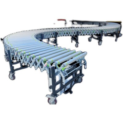 動力滾筒線輕型輸送帶冷鏈消毒傳送帶流水線轉(zhuǎn)彎機物流快遞分揀線