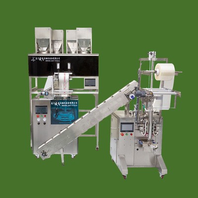 全自動智能袋泡茶烏龍茶紅茶花草茶顆粒立體包裝機