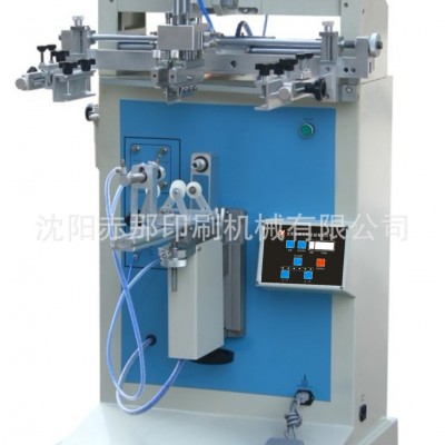 曲面小型單色半自動絲印機 塑料瓶瓶子玻璃瓶絲網(wǎng)印刷機