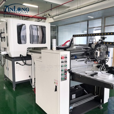 廠家供應天地蓋鞋盒機 全自動連體蓋紙盒成型機 銀龍餐盒成型機