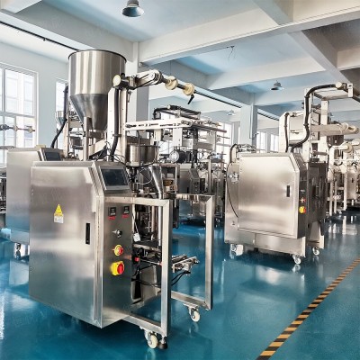 中藥顆粒沖劑包裝機(jī) 背封三邊封細(xì)微顆粒分裝機(jī) 量杯計(jì)量包裝效率高