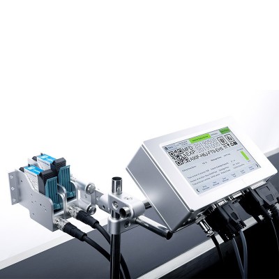 T290全自動高解析超清噴碼機二維碼條形碼日期序列號包裝打碼機